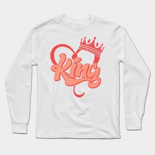 King of Valentine Long Sleeve T-Shirt